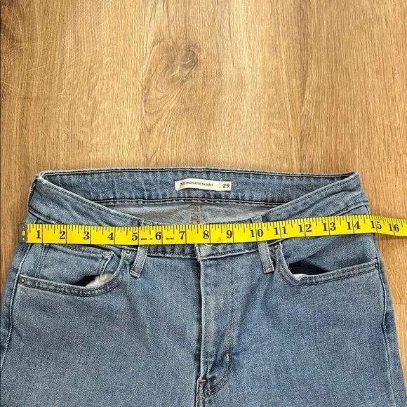 Levi’s Strauss Stylish Blue Women's Skinny Jeans size 29 - Picture 5 of 7